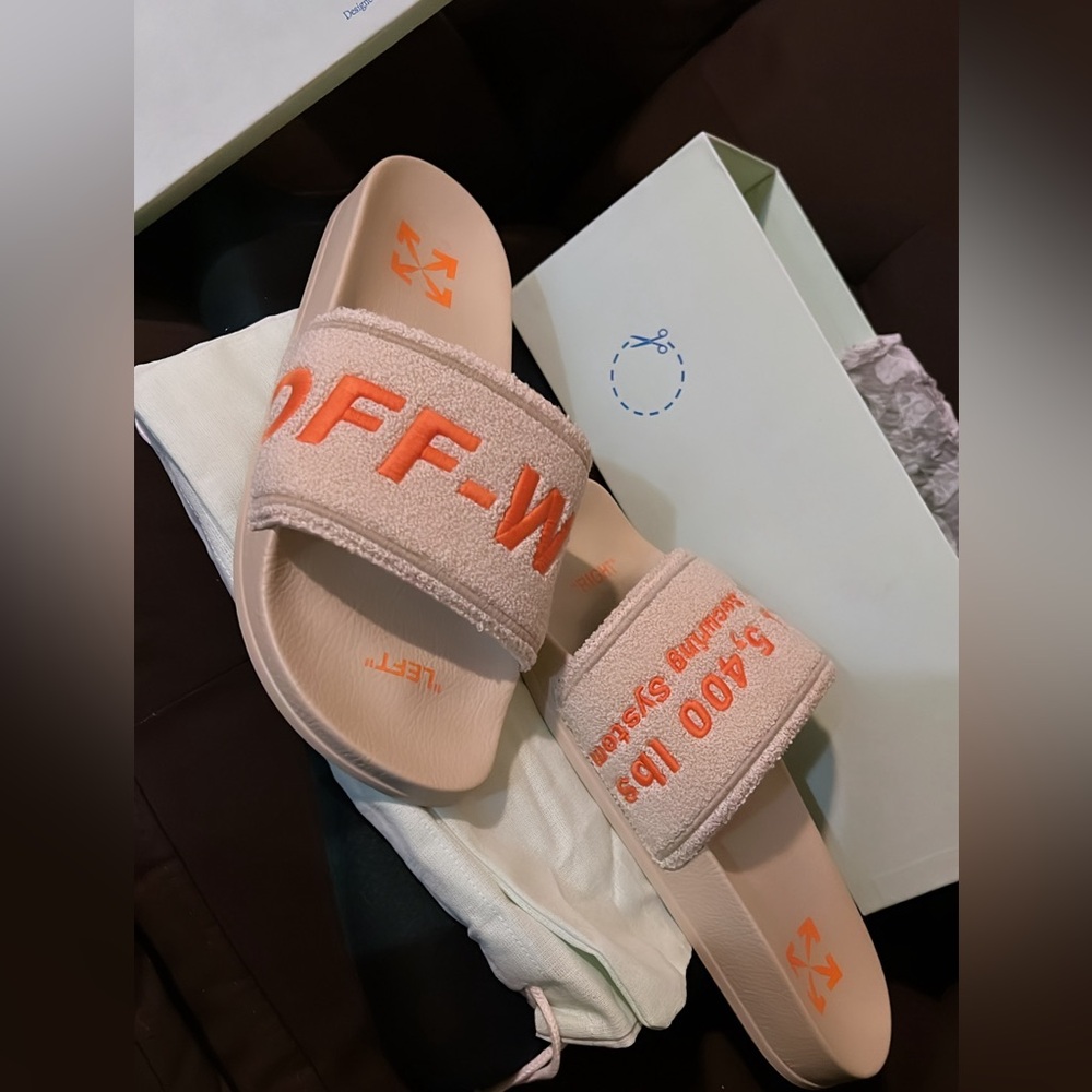 Off-White towel Slides